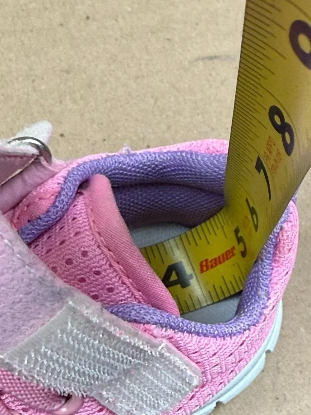 Toddler Girls Bellanie Pink Athletic Sneakers Size 3 Needs Cleaning
